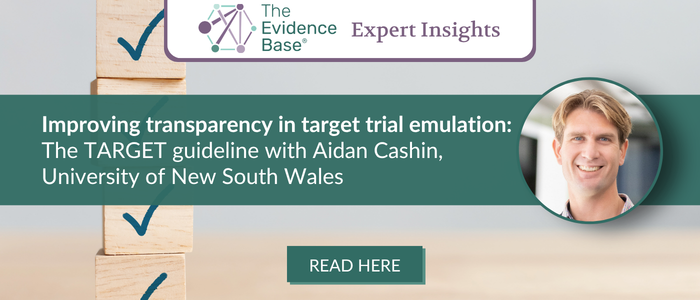 Expert Insights banner from The Evidence Base featuring 
