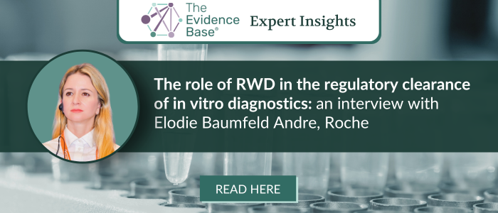 Elodie Baumfeld Andre discusses the regulatory clearance of in vitro diagnostics in an interview for The Evidence Base.