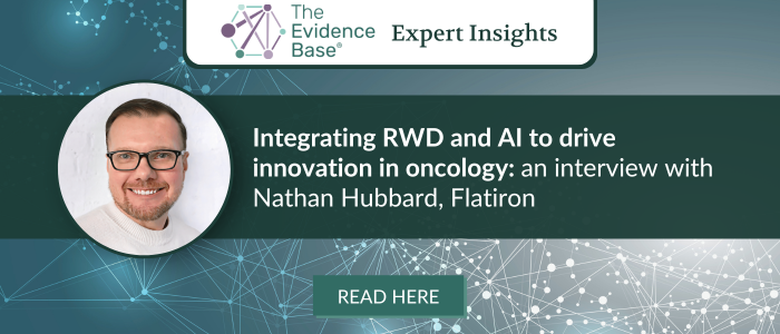 Interview with Nathan Hubbard on using real-world data and AI to advance oncology innovation.