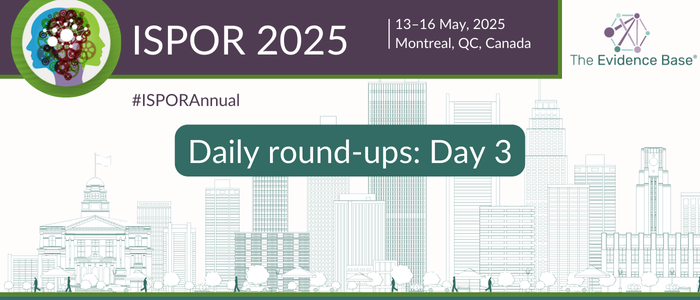 Banner for ISPOR 2025 day 3 round-up
